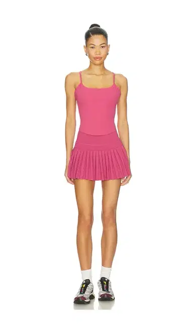 Gold Hinge Pleated Tennis Skirt | Thumbnail 5 Gold Hinge Pleated Tennis Skirt | Thumbnail 5