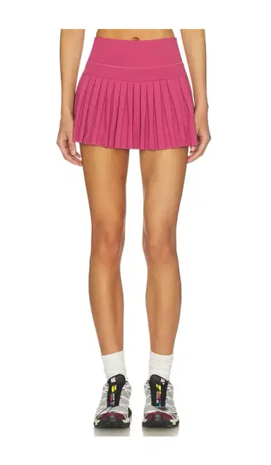 Gold Hinge Pleated Tennis Skirt | Thumbnail 1 Gold Hinge Pleated Tennis Skirt | Thumbnail 1