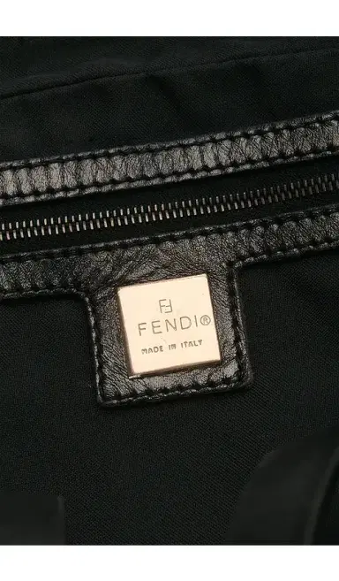 FWRD Renew Fendi Zucca Studded Barrel Shoulder Bag | Thumbnail 5 FWRD Renew Fendi Zucca Studded Barrel Shoulder Bag | Thumbnail 5