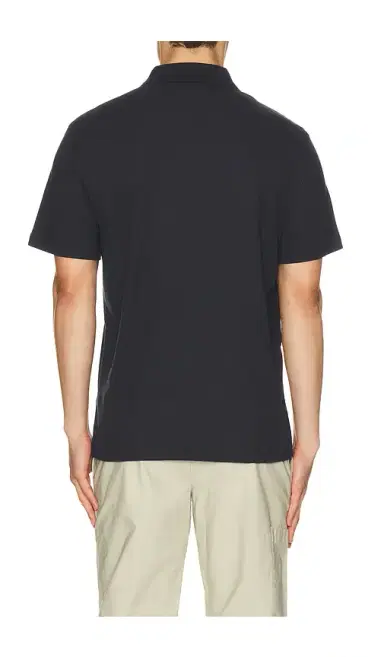 Vince Mesh Knit Snap Short Sleeve Polo | Thumbnail 2 Vince Mesh Knit Snap Short Sleeve Polo | Thumbnail 2