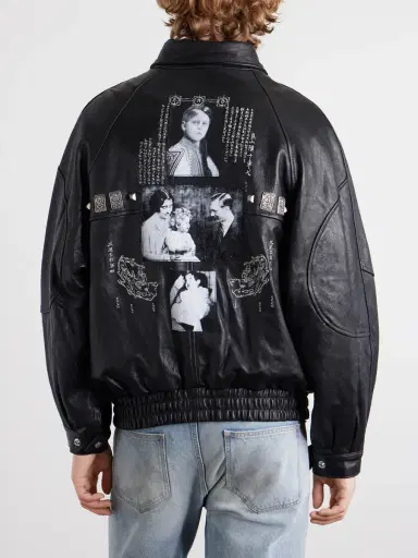 Enfants Riches Déprimés Principe Phillip's Childhood Studded Leather Jacket - Men | Thumbnail 4 Enfants Riches Déprimés Principe Phillip's Childhood Studded Leather Jacket - Men | Thumbnail 4