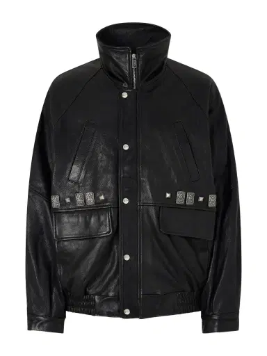 Enfants Riches Déprimés Principe Phillip's Childhood Studded Leather Jacket - Men | Thumbnail 1 Enfants Riches Déprimés Principe Phillip's Childhood Studded Leather Jacket - Men | Thumbnail 1