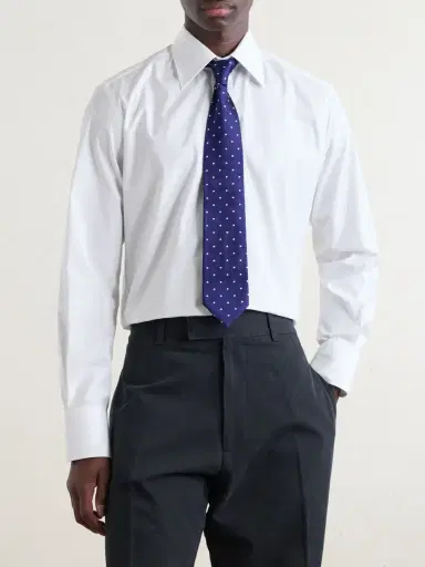 Tom Ford Classic-Collar Cotton-Poplin Shirt - Men | Thumbnail 3 Tom Ford Classic-Collar Cotton-Poplin Shirt - Men | Thumbnail 3