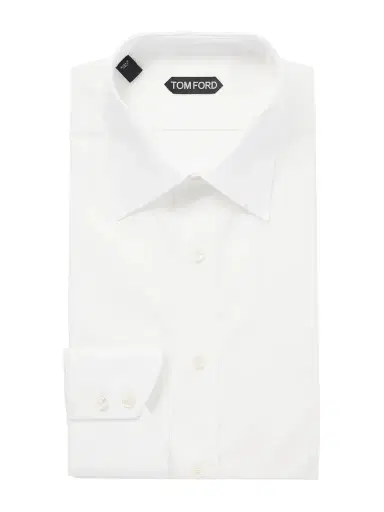 Tom Ford Classic-Collar Cotton-Poplin Shirt - Men | Thumbnail 1 Tom Ford Classic-Collar Cotton-Poplin Shirt - Men | Thumbnail 1