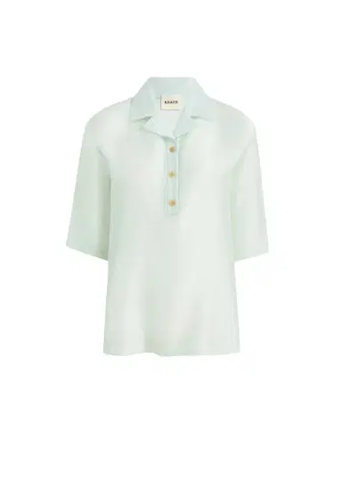 Khaite Loucin Top In Ice Green | Thumbnail 1 Khaite Loucin Top In Ice Green | Thumbnail 1