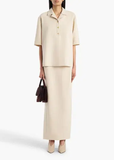 Khaite Loucin Top In Ivory Glow | Thumbnail 2 Khaite Loucin Top In Ivory Glow | Thumbnail 2