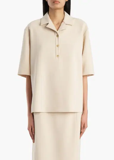 Khaite Loucin Top In Ivory Glow | Thumbnail 3 Khaite Loucin Top In Ivory Glow | Thumbnail 3