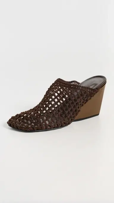Proenza Schouler Slant Crochet Mules Mushroom | Thumbnail 2 Proenza Schouler Slant Crochet Mules Mushroom | Thumbnail 2