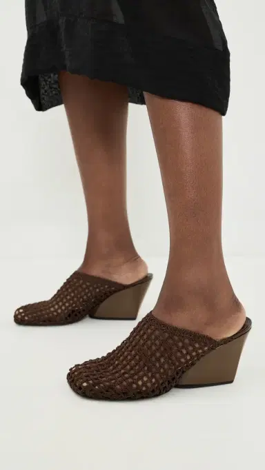Proenza Schouler Slant Crochet Mules Mushroom | Thumbnail 3 Proenza Schouler Slant Crochet Mules Mushroom | Thumbnail 3