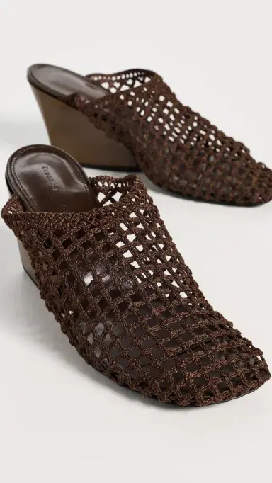 Proenza Schouler Slant Crochet Mules Mushroom | Thumbnail 6 Proenza Schouler Slant Crochet Mules Mushroom | Thumbnail 6