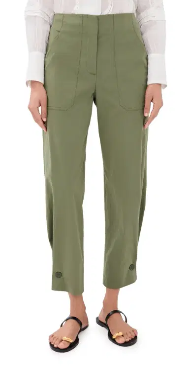 Veronica Beard Stapleton Pants Stone Army | Thumbnail 1 Veronica Beard Stapleton Pants Stone Army | Thumbnail 1