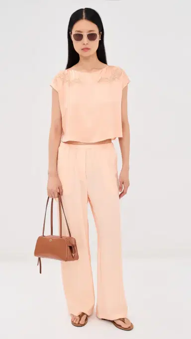Sablyn Kerra Lace Cut ilk Tee herbet | Thumbnail 5 Sablyn Kerra Lace Cut ilk Tee herbet | Thumbnail 5