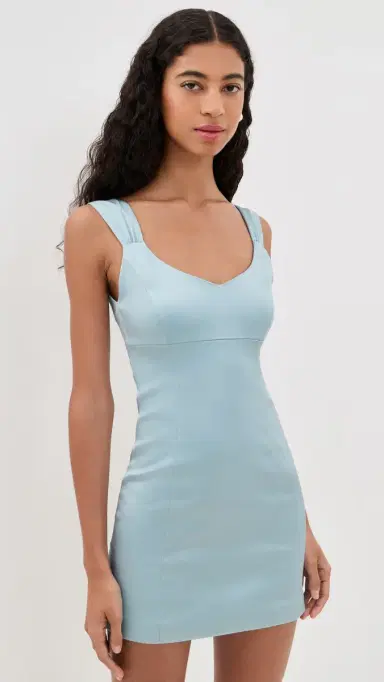 Alice + Olivia Renee Soft Fitted Mini Dress | Thumbnail 2 Alice + Olivia Renee Soft Fitted Mini Dress | Thumbnail 2