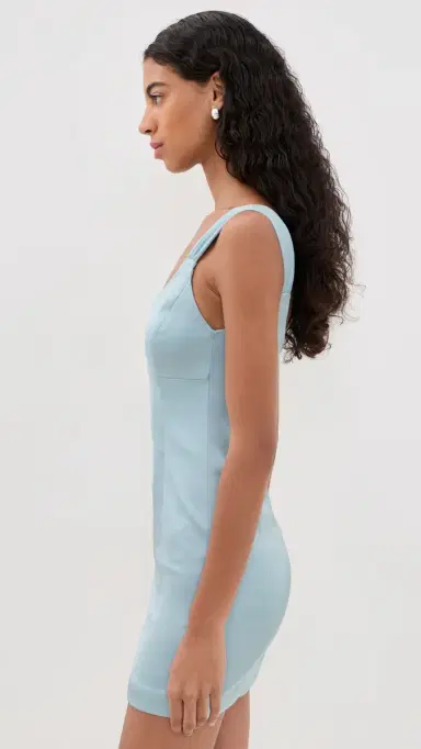 Alice + Olivia Renee Soft Fitted Mini Dress | Thumbnail 4 Alice + Olivia Renee Soft Fitted Mini Dress | Thumbnail 4