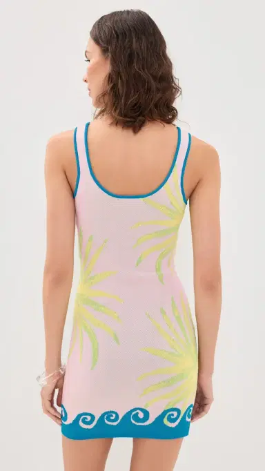 MINKPINK Isola Knit Mini Dress Tropical | Thumbnail 3 MINKPINK Isola Knit Mini Dress Tropical | Thumbnail 3