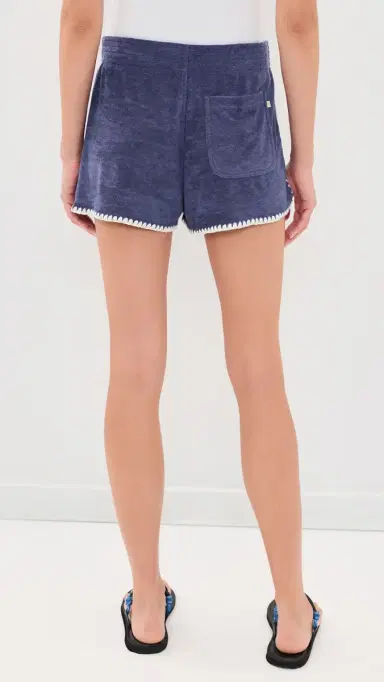 Marine Layer Towel Terry Whipstitch Shorts Deep Cobalt | Thumbnail 3 Marine Layer Towel Terry Whipstitch Shorts Deep Cobalt | Thumbnail 3