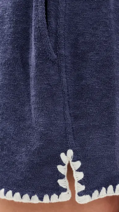 Marine Layer Towel Terry Whipstitch Shorts Deep Cobalt | Thumbnail 6 Marine Layer Towel Terry Whipstitch Shorts Deep Cobalt | Thumbnail 6