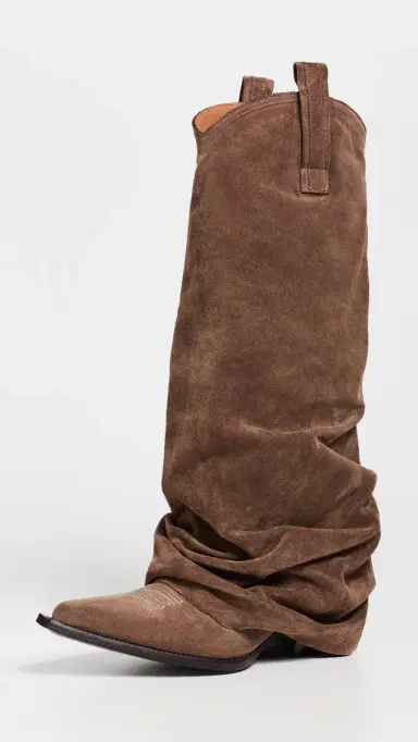 R13 Mid Cowboy Boots with Sleeve Brown | Thumbnail 2 R13 Mid Cowboy Boots with Sleeve Brown | Thumbnail 2