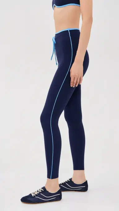 Year of Ours port print 7/8 Leggings Midnite pt Blu | Thumbnail 4 Year of Ours port print 7/8 Leggings Midnite pt Blu | Thumbnail 4