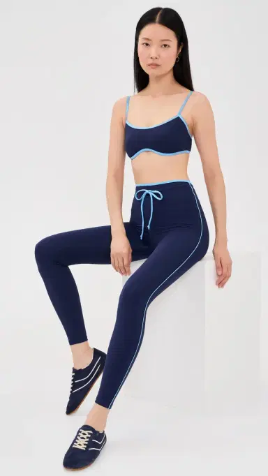 Year of Ours port print 7/8 Leggings Midnite pt Blu | Thumbnail 5 Year of Ours port print 7/8 Leggings Midnite pt Blu | Thumbnail 5