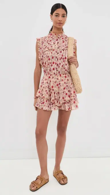Isabel Marant Étoile Jocadia Skirt Ecru/Raspberry | Thumbnail 5 Isabel Marant Étoile Jocadia Skirt Ecru/Raspberry | Thumbnail 5