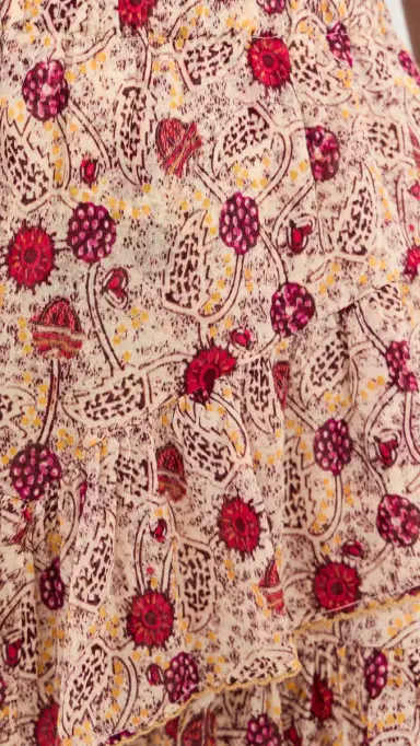Isabel Marant Étoile Jocadia Skirt Ecru/Raspberry | Thumbnail 6 Isabel Marant Étoile Jocadia Skirt Ecru/Raspberry | Thumbnail 6
