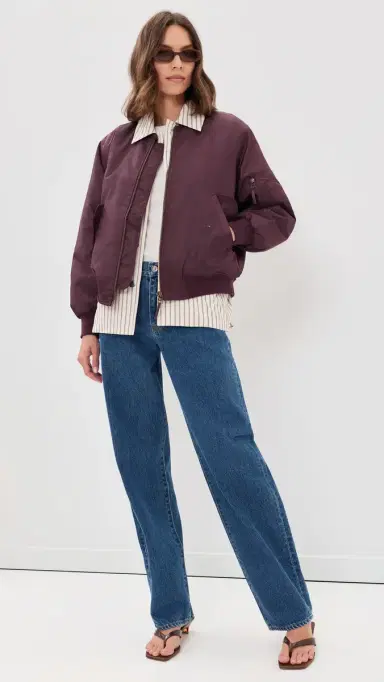 Anine Bing Leon Bomber Jacket Fig L | Thumbnail 5 Anine Bing Leon Bomber Jacket Fig L | Thumbnail 5