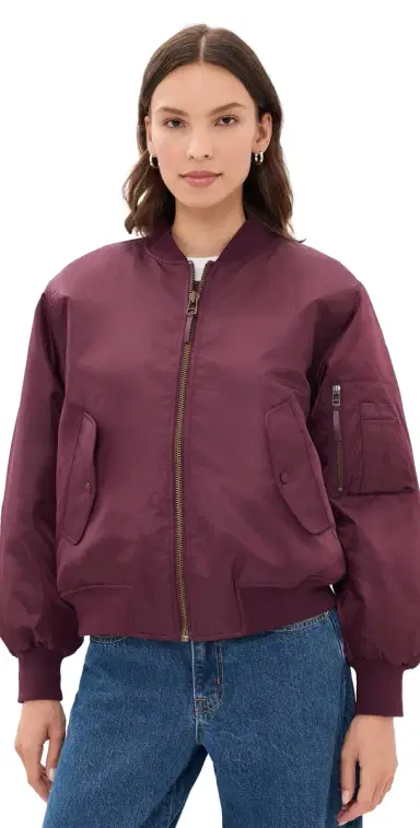 Anine Bing Leon Bomber Jacket Fig L | Thumbnail 1 Anine Bing Leon Bomber Jacket Fig L | Thumbnail 1