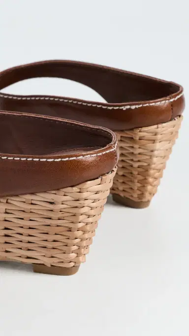 Simkhai Hazel Leather Wedge Sandals | Thumbnail 4 Simkhai Hazel Leather Wedge Sandals | Thumbnail 4
