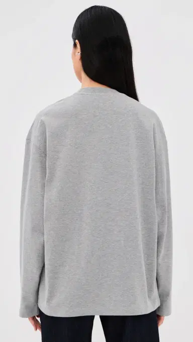 Jil Sander Long Sleeve T-Shirt ondon Fog | Thumbnail 3 Jil Sander Long Sleeve T-Shirt ondon Fog | Thumbnail 3