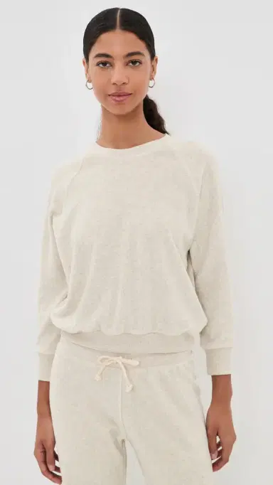 perfectwhitetee aylor Terry Sweatshirt Oatmeal | Thumbnail 3 perfectwhitetee aylor Terry Sweatshirt Oatmeal | Thumbnail 3