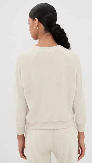 perfectwhitetee aylor Terry Sweatshirt Oatmeal | Thumbnail 4 perfectwhitetee aylor Terry Sweatshirt Oatmeal | Thumbnail 4