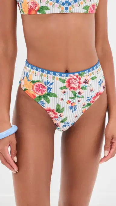Agua Bendita Penelope Basket Bikini Bottoms Multicolor | Thumbnail 2 Agua Bendita Penelope Basket Bikini Bottoms Multicolor | Thumbnail 2