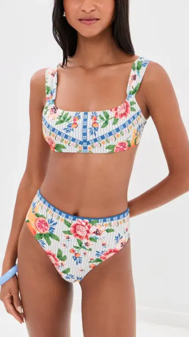 Agua Bendita Penelope Basket Bikini Bottoms Multicolor | Thumbnail 4 Agua Bendita Penelope Basket Bikini Bottoms Multicolor | Thumbnail 4