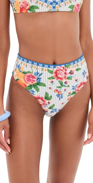 Agua Bendita Penelope Basket Bikini Bottoms Multicolor | Thumbnail 1 Agua Bendita Penelope Basket Bikini Bottoms Multicolor | Thumbnail 1