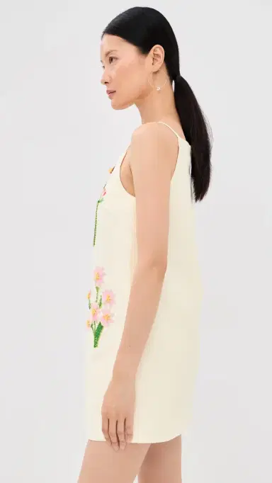 LEO LIN Leia Wool Mini Dress Wildflower 8 | Thumbnail 4 LEO LIN Leia Wool Mini Dress Wildflower 8 | Thumbnail 4