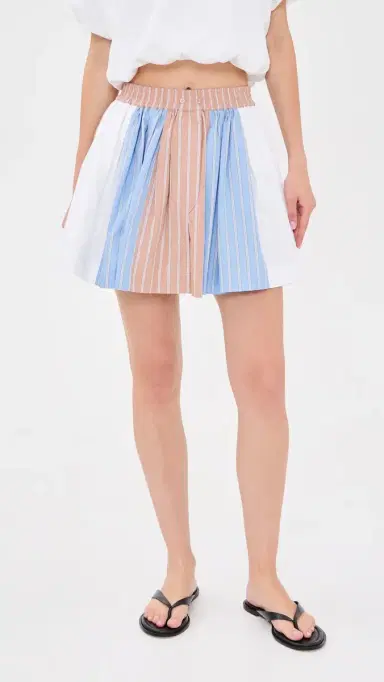 Essentiel Antwerp Jorts Patchwork Shorts Combo1 Off White 36 | Thumbnail 2 Essentiel Antwerp Jorts Patchwork Shorts Combo1 Off White 36 | Thumbnail 2