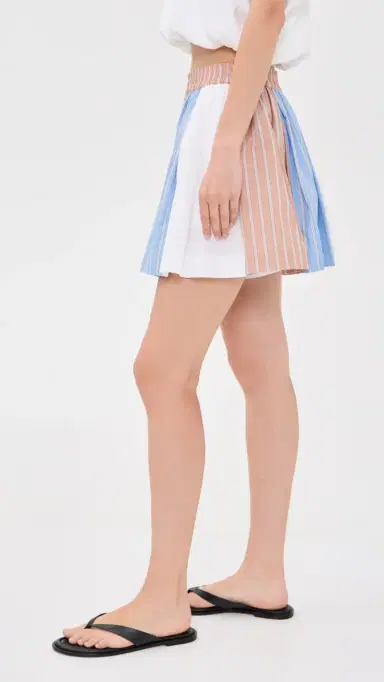 Essentiel Antwerp Jorts Patchwork Shorts Combo1 Off White 36 | Thumbnail 4 Essentiel Antwerp Jorts Patchwork Shorts Combo1 Off White 36 | Thumbnail 4