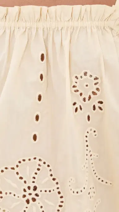 Apiece Apart Embroidered Cami Top Ecru | Thumbnail 6 Apiece Apart Embroidered Cami Top Ecru | Thumbnail 6