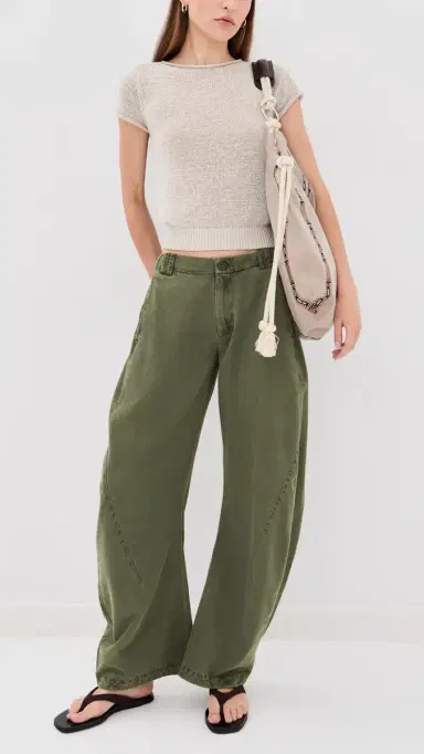 Free People Spotlight Washed Trousers | Thumbnail 5 Free People Spotlight Washed Trousers | Thumbnail 5