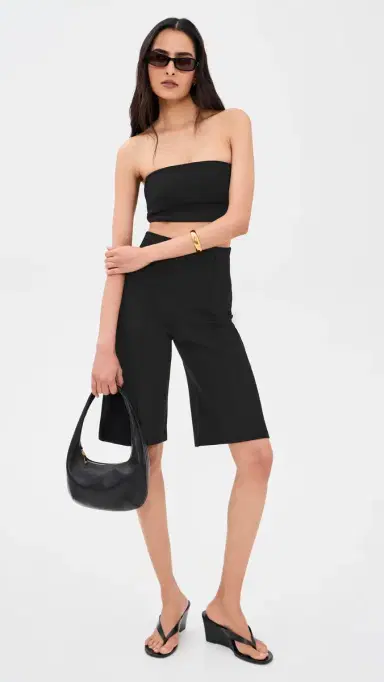 RIPLEY RADER Ponte Knit Shorts Black | Thumbnail 5 RIPLEY RADER Ponte Knit Shorts Black | Thumbnail 5