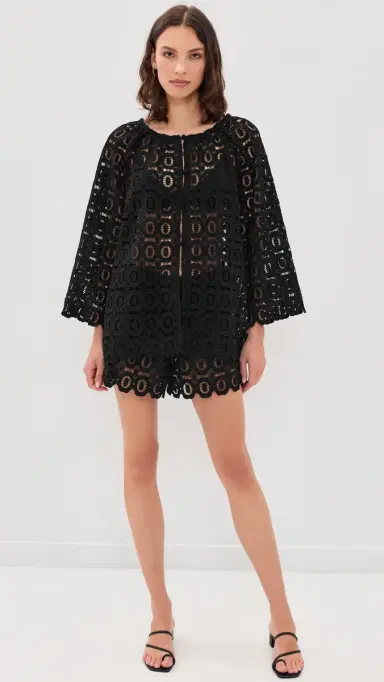 Hill House Home The Kaya Coverup Shorts Black | Thumbnail 5 Hill House Home The Kaya Coverup Shorts Black | Thumbnail 5