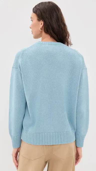 Polo Ralph Lauren Cotton Bear Long Sleeve Crew Neck Pullover Blue Note | Thumbnail 3 Polo Ralph Lauren Cotton Bear Long Sleeve Crew Neck Pullover Blue Note | Thumbnail 3