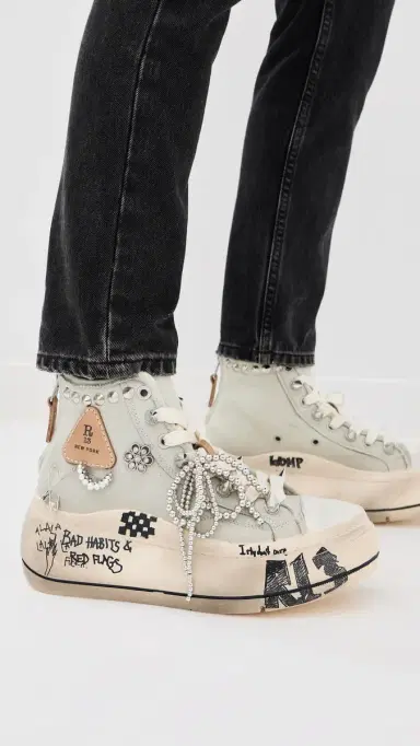 R13 Kurt High Top Sneakers | Thumbnail 3 R13 Kurt High Top Sneakers | Thumbnail 3
