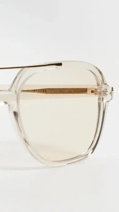 Saint Laurent SL 545 Aviator Sunglasses Beige/Yellow One Size | Thumbnail 5 Saint Laurent SL 545 Aviator Sunglasses Beige/Yellow One Size | Thumbnail 5