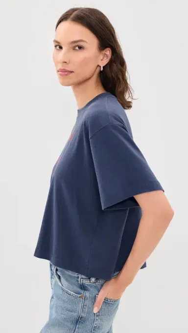 Madewell The Boxy Crop Tee in Vintage Jersey Thank You For Visiting Graphic S | Thumbnail 4 Madewell The Boxy Crop Tee in Vintage Jersey Thank You For Visiting Graphic S | Thumbnail 4