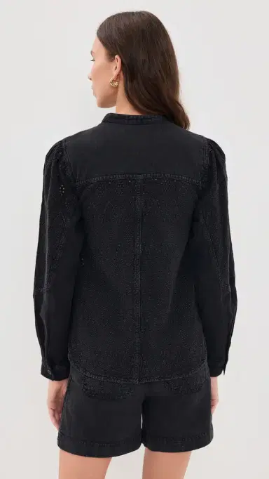 Isabel Marant Étoile Kaina Blouse Faded Black | Thumbnail 3 Isabel Marant Étoile Kaina Blouse Faded Black | Thumbnail 3