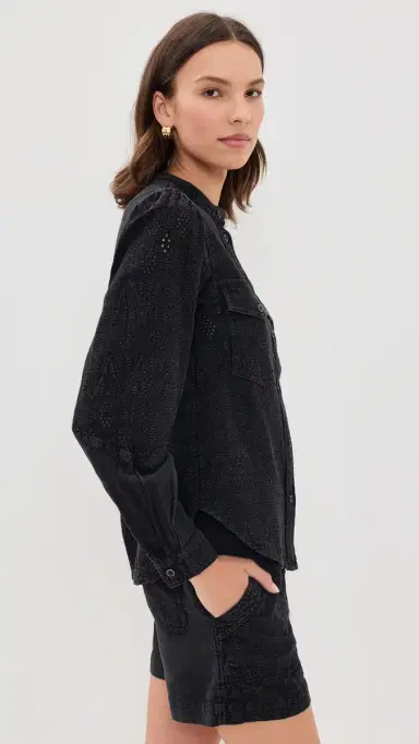 Isabel Marant Étoile Kaina Blouse Faded Black | Thumbnail 4 Isabel Marant Étoile Kaina Blouse Faded Black | Thumbnail 4