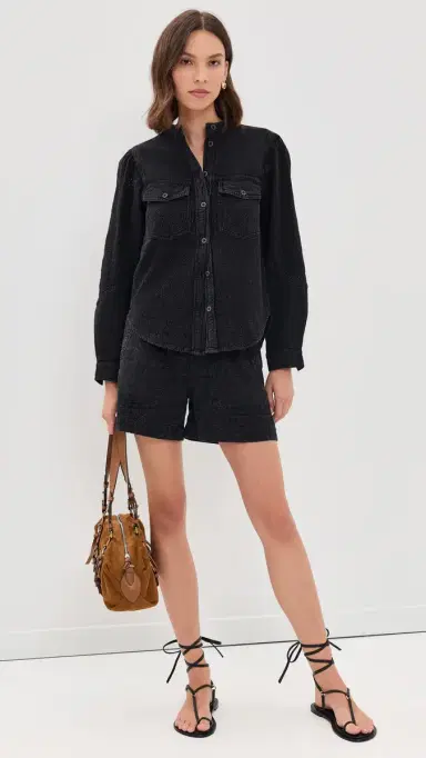 Isabel Marant Étoile Kaina Blouse Faded Black | Thumbnail 5 Isabel Marant Étoile Kaina Blouse Faded Black | Thumbnail 5