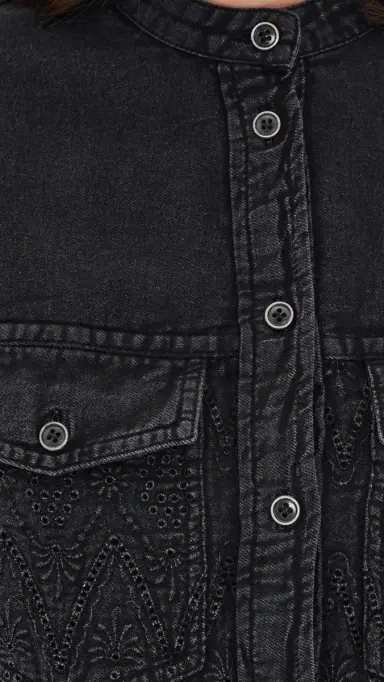 Isabel Marant Étoile Kaina Blouse Faded Black | Thumbnail 6 Isabel Marant Étoile Kaina Blouse Faded Black | Thumbnail 6